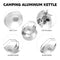 Fire Maple Niumbus 1.2L Camping Kettle Camp Tea Coffee Pot | 1.2L Aluminum Outdoor Hiking Water Boiler | Portable Teapot Lightweight with Foldable Handle for Bushcraft