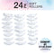 Conair Fabric Hair Curlers to Sleep In, Soft Hair Rollers for Natural Curls, White, 24 Pack