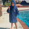COR Surf Swim Parka | Heavy Warm Surf Jacket for Men, Women and Kids | Water Resistant and Absorbent Terry Towel Lining