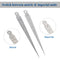 Bestgle Taper Gauge, 1-15mm Stainless Steel Tapered Gauge Depth Welding Test Spark Plug Gap Ruler Hole Depth Inspection Tool Inch & Metric Tapering Measurement