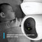 TP-Link Tapo Pan/Tilt Home Security Wi-Fi Camera - 1080p, 360°, night vision, alarm, 2-way audio, 24/7 live view, voice control, Tapo APP, Alexa, Google Assistant, No hub required (Tapo TC70)