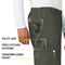 Carhartt Men's Ripstop Multi-Cargo Scrub Pant, Olive, Small