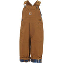 Carhartt Little Boys' Canvas Bib Overall, Carhartt Brown, 5