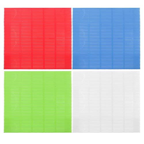 Plastic Sushi Rolling Mat,DanziX 4 PCS Kitchen Non Stick Sushi Rolling Mat for Home Kitchen DIY Sushi Tool