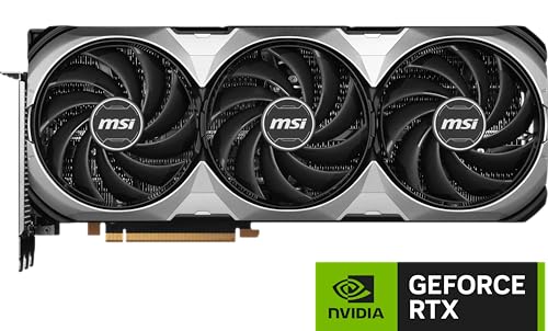 MSI Gaming RTX 4080 Super 16G Ventus 3X OC Graphics Card (NVIDIA RTX 4080 Super, 256-Bit, Extreme Clock: 2595 MHz, 16GB GDRR6X 23 Gbps, HDMI/DP, Ada Lovelace Architecture)