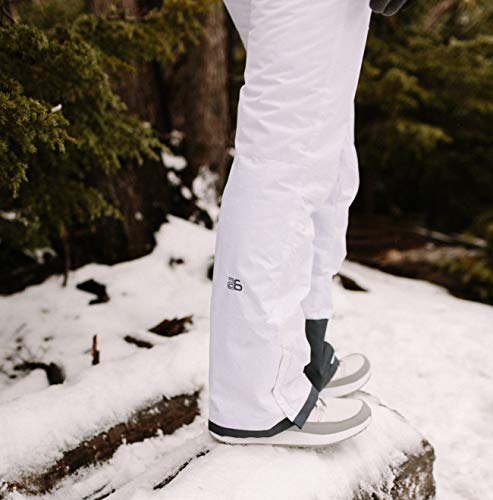 Arctix 18171X-01-1X Women's Insulated Snow Pants, Adult-Women, White, 1X (16W-18W) Short