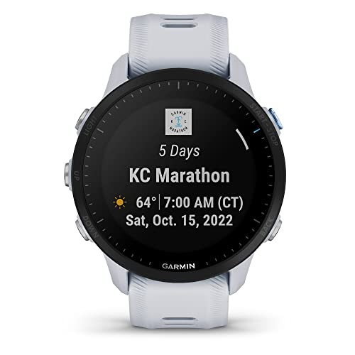 Garmin Forerunner® 955, Whitestone, GPS Fitness Smartwatch