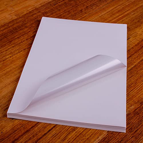 Avarrix Australia Printable Vinyl Sticker Paper for Inkjet Laser Printer, Matte White, 20 Sheets, Waterproof Label Stickers, Printable Vinyl Sheets, Tear Resistant, Quick Dry Vibrant Colours, A4 Size