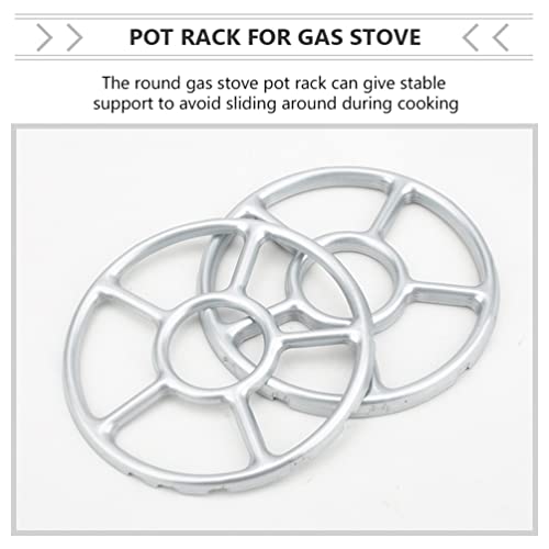 SOLUSTRE Wok Burner Wok Burner 3 Pcs Gas Ring Reducer Trivets Gas Stove Cooker Plate Coffee Pot Stand Wok Stove Rack Milk Pot Holder for Kitchen Gas Gas Stove Accessories Wok Ring Wok Ring