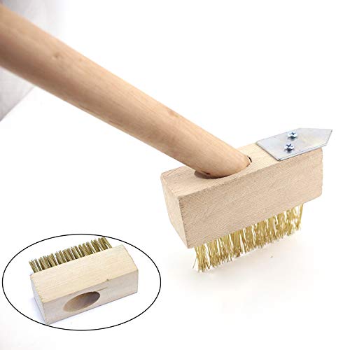 Patio Weed Wire Brush Broom Ideal for Decking Block Paving Slab Moss Weed Removal Weeding Tool