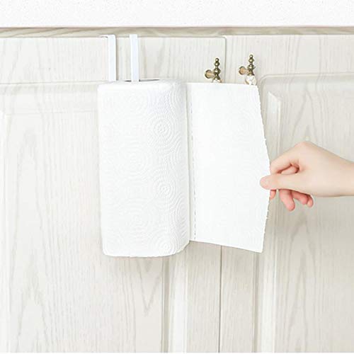 2 Packs Kitchen Cabinet Cupboard Under Shelf Storage Paper Towel Roll Holder Dispenser Napkins Storage Rack