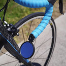 Venzo Bicycle Bike Accessories Handlebar End Mount Mirror Blue Lens 75% Anti-glare Glass - Great for Road or Mountain Rear View - Right