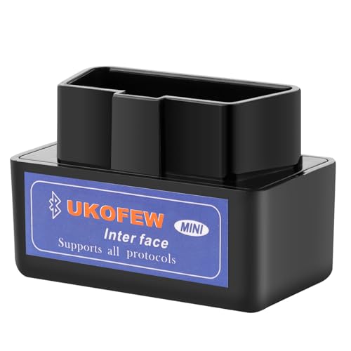 OB D2 Bluetooth Adapter, OBD Diagnostic Device, Mini Diagnostic Tools, OBD2 Scanner Car Diagnostic Device, Bluetooth Adapter - Car Scanner - Mini V2.1 Compatible with Android, iOS, Windows