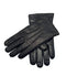 YISEVEN Men's Touchscreen Sheepskin Winter Leather Gloves Skin Tight with Button Genuine Luxury and Warm Hand Heated Fleece Fur Lined for Dress Driving Motorcycle Work Gifts, Black 9.0"/M