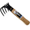 HACHIEMON Japanese Ninja Claw Garden Rake or Cultivator for Gardening - Compact and Sturdy