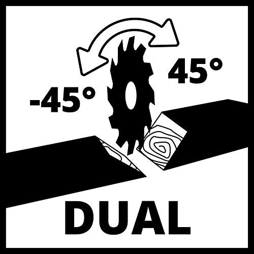 Einhell 4300875 Drag, Crosscut and Mitre Saw TE-SM 254 Dual (2100 W, Drag Function, Laser, Angle Adjustment with Quick-Adjust Facility, Spindle Lock, Clamping Device, Incl Carbide Saw Blade)