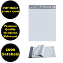 1000 Poly Mailer 310x405mm Courier Plastic Bag Self Sealing Mailing Satchel