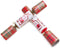 Toyland® Pack of 12 Tartan Santa Design Christmas Crackers