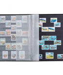 Stamp Album 32-Black Page Stamp Book Stockbook Lighthouse LS2/16 Red (Size: 6 1/2" x 9")