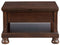 Signature Design by Ashley Porter Traditional Hand-Finished Lift Top Coffee Table, Dark Brown
