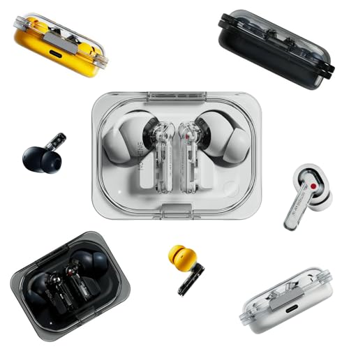 Nothing Ear (a) Earbuds White, with ChatGPT Integration, 45 db ANC, Bass Enhance Algorithm, Up to 42.5 Hours Listening Time