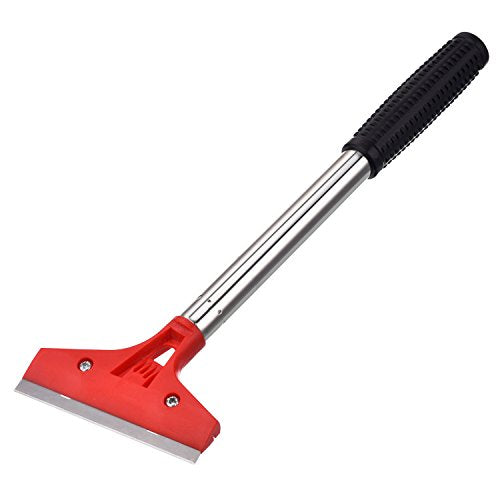 BBTO Long-handle Floor Wall Scraper Tool with 4 Inch Blade for Wallpaper and Floor Tile Adhesive Removal