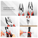 HAUTMEC 9" Linesman Pliers,High Leverage Combination Pliers Multifunctional Heavy Duty Lineman Tools HT0271-PL