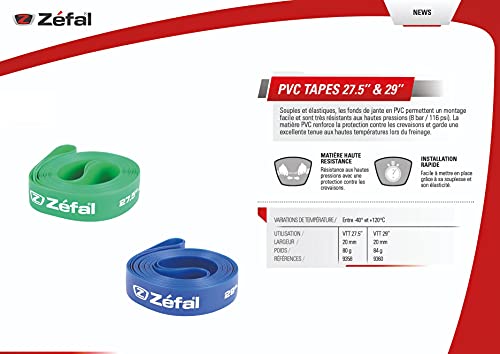 Zefal Soft Rim Tape - 27.5" x 20mm (Green)