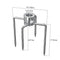 onlyfire Double Ended 8-Prong Rotisserie Fork + 4-Prong Meat Forks (2 Pieces), BBQ Grill Rotisserie Chicken Forks Kit, Fits 12 MM Hexagon & 10 MM and 8 MM Square Spit Rods