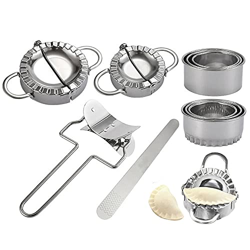 10 Dumpling Maker Stainless Steel Dough Press Pie Ravioli Making Mold Mould Tool