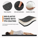KingCamp Luxury 3D Double Self Inflating Camping Sleeping Pad Foam Air Mattress R Value: 9.5, Portable 3 Inch Large Thick Self Inflatable Mattress for 2 Two Person, Couple, Queen Size, Black