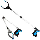 Grabber Reacher Tool, Reacher Grabber, 32" Foldable Litter Picker, Garden Grabber, Arm Extension, Lightweight Mobility Aid, Extender Gripper Tool (Blue)