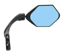 Hafny NEW Handlebar E-Bike Mirror, Large Surface Mirror, HD Automotive Grade Glass Bicycle Mirror, Safe Blast-Resistance Cycling Mirror, (HF-M904-FR01B) (Anti-glare Blue Glass Right)