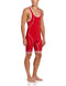 ASICS Men's Snap Down Wrestling Singlet (Red/White), 3X-Small