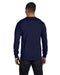 Hanes Men's 4 Pack Long Sleeve ComfortSoft T-Shirt, Navy, X-Large