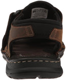 Rockport Men's Darwyn Fisherman Sandal, Brown Ii Leather, 11.5