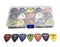 100pcs Alice Matte Anti-Skid Acoustic Electric Guitar Picks Plectrum 6 Thickness 0.58/0.71/0.81/0.96/1.20/1.50 mm With Pick Case Storage Box