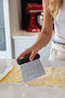 KitchenAid Stainless Steel All-Purpose Scraper, Dishwasher Safe Dough Cutter and Scraper – Black