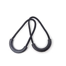 Honbay 10PCS Heavy Duty U Shape Black Nylon Zipper Pulls Zipper Tags Zipper Extension Replacement