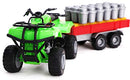 Toyland® Farm Quad & Trailer Playset - 1:16 Scale - Free Wheel Action - Boys Farm Toys