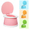 Portable Potty for Kids Toddlers Foldable Children's Portable Toilet Potty Chair Toddlers Training Toilet Seat Emergency Toilet for Car Camping Outdoor indoor (Pink)