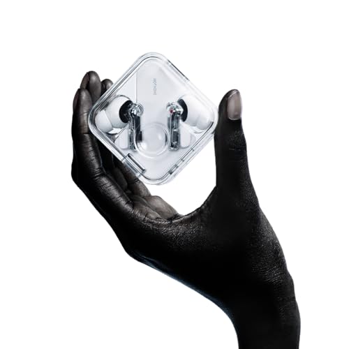 Nothing Ear 2024 White, 45 dB Smart ANC, 24-bit Hi-Res Audio, Up to 40.5 Hours Playtime,11 mm Dynamic Bass Boost, ‎Microphone Included, ChatGPT Integration, Support 2.5W Wireless Charging