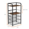 Zuyachuza Adjustable Can Rack Organizer for Pantry, Snack Organizer Shelf, Canned Food Storage Rack, Multifunctional Free standing Floor Pantry Organizer and Storage for Kitchen