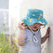 Malaxlx Baby Bucket Sun Hat Cute Giraffe Print Summer Outdoor Infant Beach Hat for 6-12 Months Boys Girls