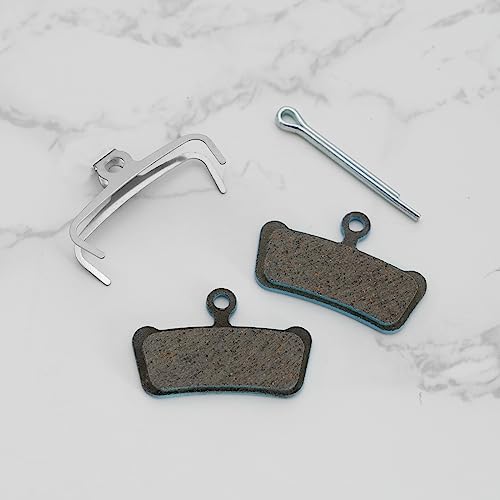 VGOL 2 Pairs Bicycle Disc Ceramic Brake Pads Compatible with SRAM Guide R/RS/RSC Compatible with Avid XO Trail Mountain Bike Road Bike Cycling Components Blue