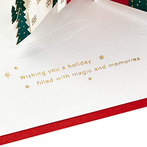 Hallmark Signature Paper Wonder Pop Up Christmas Card (Santa and His Reindeer)