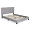 FURINNO Laval Bed Frame, Queen, Glacier