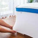 Super Sleeper Pro Straight 2 Sleep Mattress Topper Instantly Upgrade Your Bed + 2 Free Adjustable Pillows - (Queen)