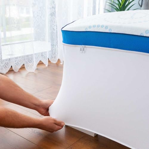 Super Sleeper Pro Straight 2 Sleep Mattress Topper Instantly Upgrade Your Bed + 2 Free Adjustable Pillows - (Queen)
