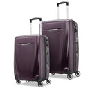 Samsonite Winfield 3 DLX Hardside Luggage with Spinner Wheels, Plum Ombre, 2PC Set (CO/MED), Winfield 3 DLX Hardside Expandable Luggage with Spinners